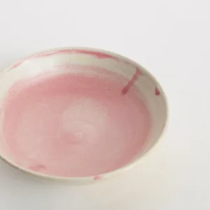 Pink Glazed-All-Over Tapas Plate-ish Bowl — Yuko Nishikawa